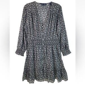 Veronica Beard Katari Floral Cotton Minidress